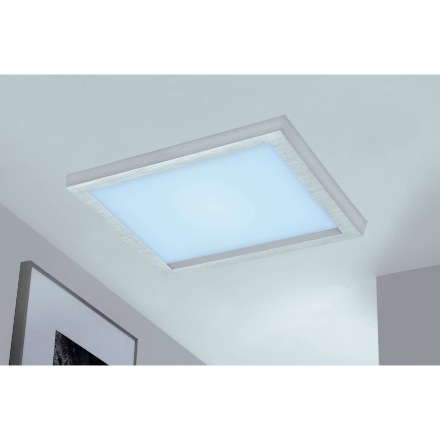 Briloner 7371-014 - Iluminação de teto LED com regulação LED/24W/230V 3000-6500K + controlo remoto