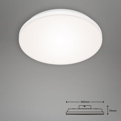 Briloner 7377-016 - Iluminação de teto LED com regulação LED/12W/230V 3000-6500K + comando
