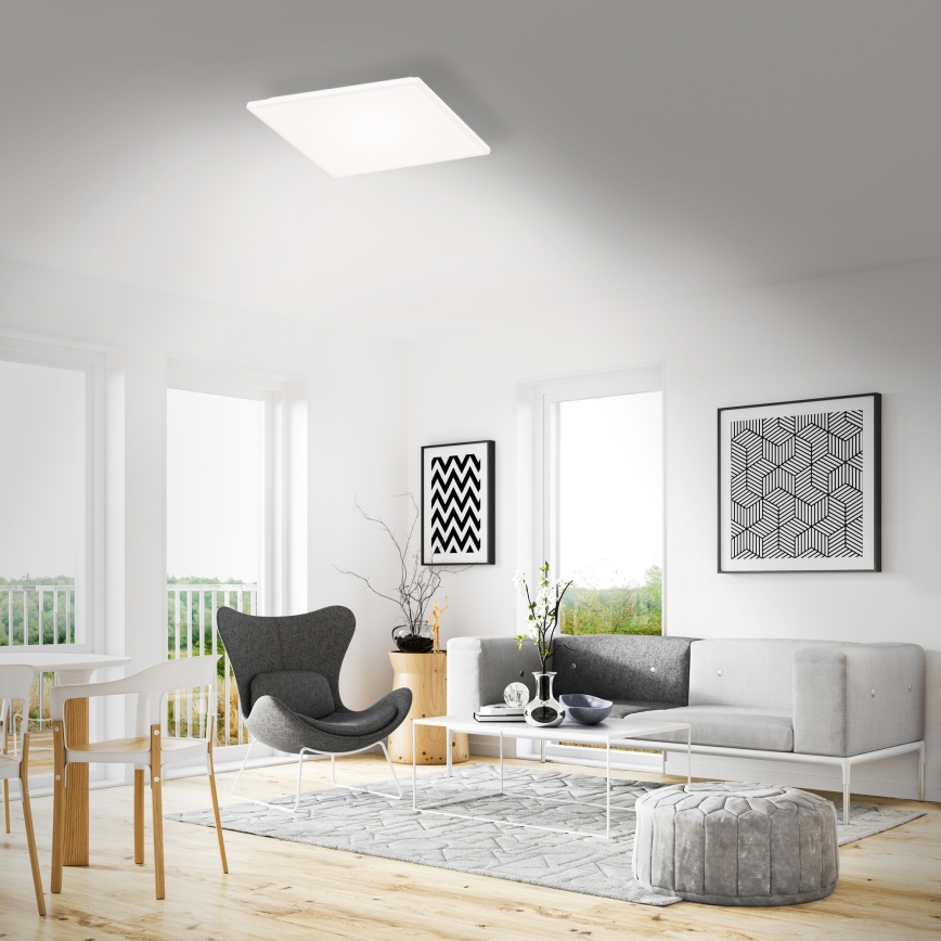 Briloner 7378-116 - Iluminação de teto LED com regulação FRAMELESS LED/24W/230V 3000-6500K + controlo remoto