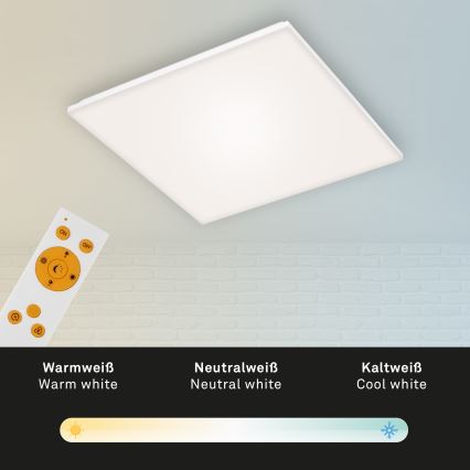 Briloner 7378216 - Painel LED com regulação LED/38W/230V 3000-6500K + comando