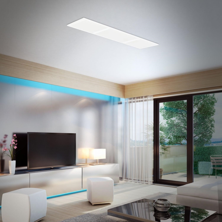 Briloner 7388-016 - Iluminação de teto RGBW com regulação LED/24W/230V 3000-6500K + controlo remoto