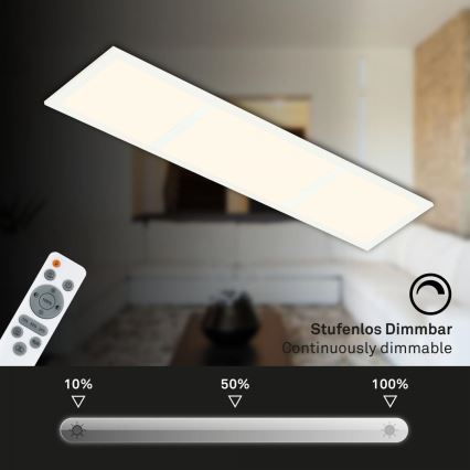 Briloner 7388-016 - Iluminação de teto RGBW com regulação LED/24W/230V 3000-6500K + controlo remoto