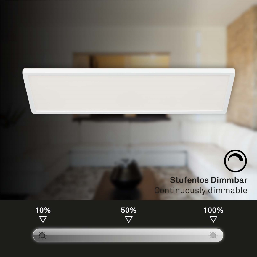 Briloner 7403-016 - Iluminação de teto LED com regulação SLIM LED/23W/230V 2700-6500K + controlo remoto