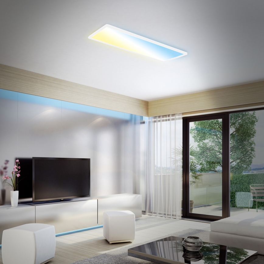 Briloner 7403-016 - Luminária de teto LED dimmerizável SLIM LED/23W/230V 2700-6500K + controlo remoto