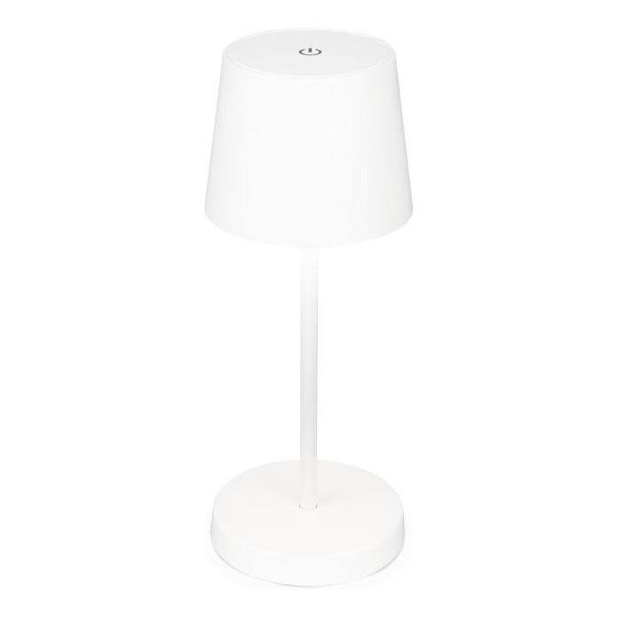 Briloner 7423016 - Candeeiro de mesa para exterior LED com regulação LED/2,6W/5V IP44 branco
