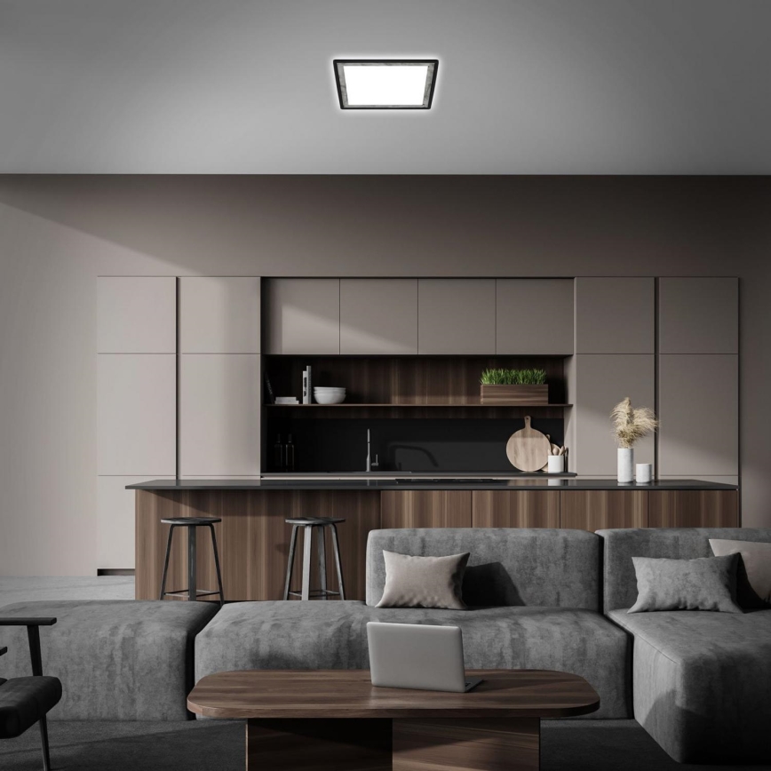 Briloner 7459-414 - Iluminação de teto LED com regulação SLIM LED/22W/230V 2700-6500K + comando