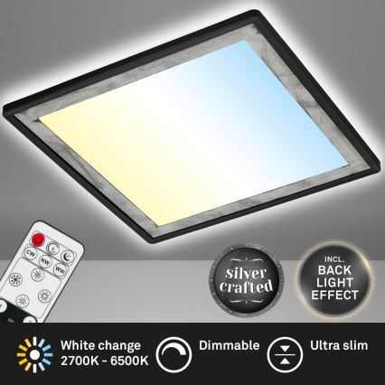 Briloner 7459-414 - Iluminação de teto LED com regulação SLIM LED/22W/230V 2700-6500K + comando
