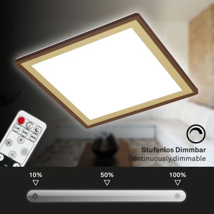 Briloner 7459-417 - Iluminação de teto LED com regulação DECO LED/24W/230V 2700-6500K + controlo remoto