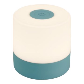 Briloner 7461010 - Candeeiro de mesa para exterior LED com regulação LED/2W/5V IP44 azul