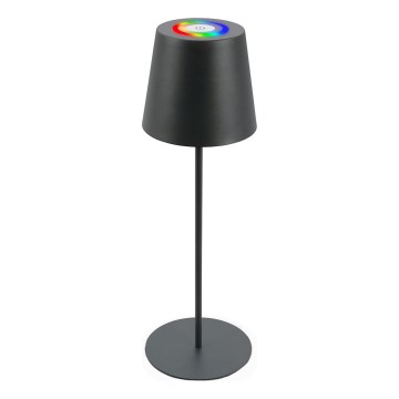 Briloner 7507015 - Candeeiro de mesa LED RGB para exterior com regulação 2em1 LED/2,5W/5V IP44 antracite