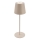 Briloner 7508011 - Candeeiro de mesa LED para exterior com regulação 2em1 LED/2,5W/5V IP44 bege