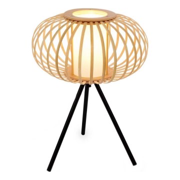 Briloner 7759011 - Candeeiro de mesa 1xE27/10W/230V bambu