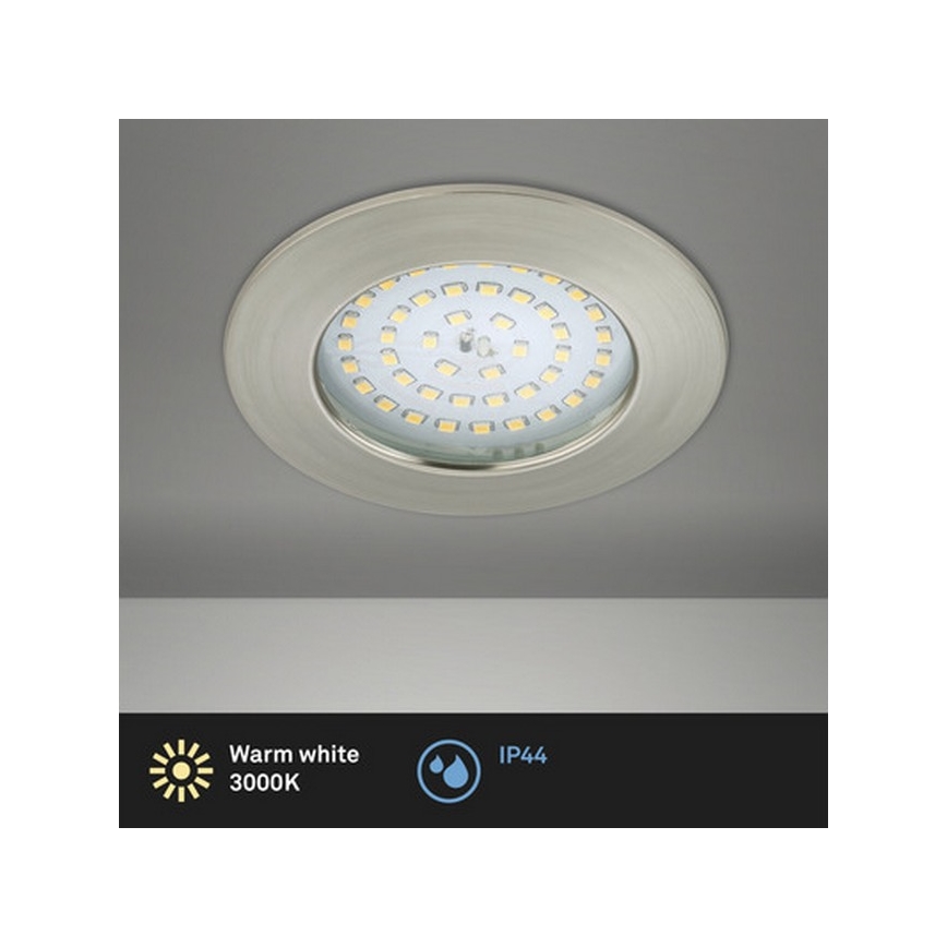 Briloner 8310-012 - Foco de encastrar de casa de banho LED LED/10,5W/230V IP44