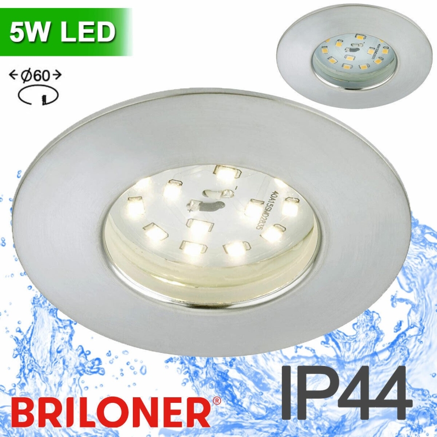 Briloner 8311-019 - Foco de encastrar de casa de banho LED LED/5W/230V IP44