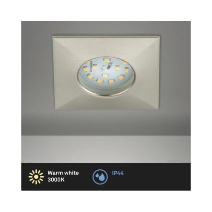 Briloner 8313-012 - Foco de encastrar LED para casa de banho  LED/5W/230V IP44 cromado mate