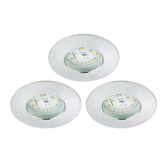 Briloner 8316-039-CONJUNTO 3x Foco de encastrar de casa de banho LED com regulação LED/5,5W/230V IP44