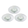 Briloner 8316-039-CONJUNTO 3x Foco de encastrar de casa de banho LED com regulação LED/5,5W/230V IP44