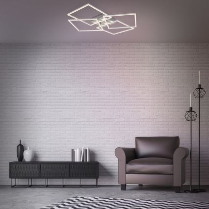 Briloner - Candelabro integrado LED com regulação FRAME 4xLED/12W/230V
