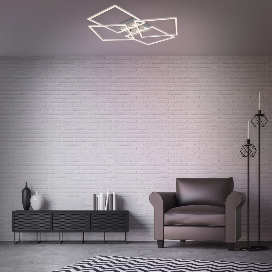Briloner - Candelabro integrado LED com regulação FRAME 4xLED/12W/230V