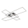 Briloner - Candelabro integrado LED com regulação FRAME LED/50W/230V