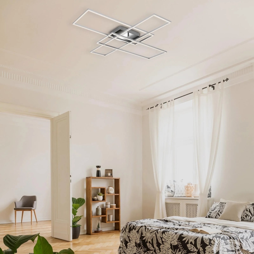 Briloner - Candelabro integrado LED com regulação FRAME LED/50W/230V