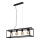 Briloner - Candelabro suspenso BLACK STEEL 4xE27/40W/230V