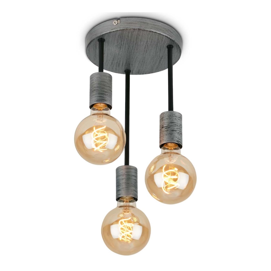 Briloner - Candelabro suspenso HENGA 3xE27/60W/230V