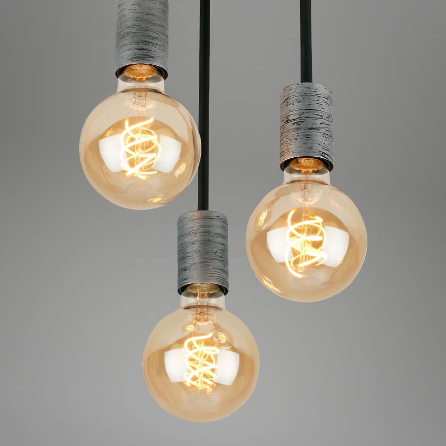 Briloner - Candelabro suspenso HENGA 3xE27/60W/230V