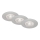 Briloner- CONJUNTO 3x Foco de encastrar de casa de banho LED LED/4,9W/230V IP44 prateado