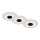 Briloner - CONJUNTO 3x Foco de encastrar de casa de banho LED LED/6W/230V IP44 preto