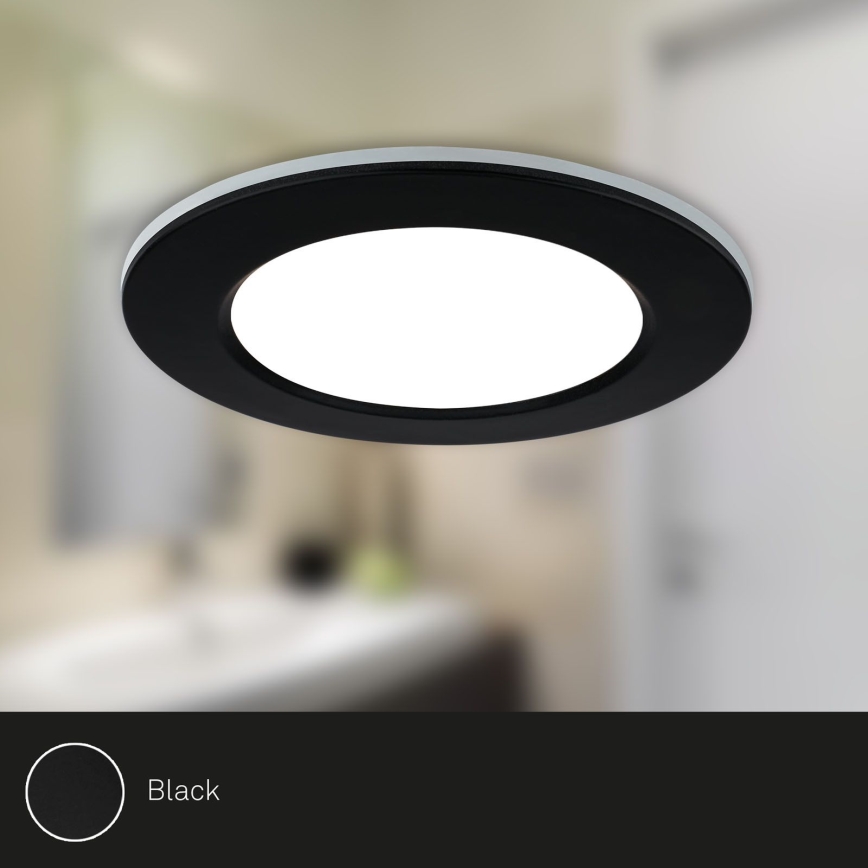 Briloner - CONJUNTO 3x Foco de encastrar de casa de banho LED com regulação LED/4,8W/230V 3000-6500K IP44 + controlo remoto