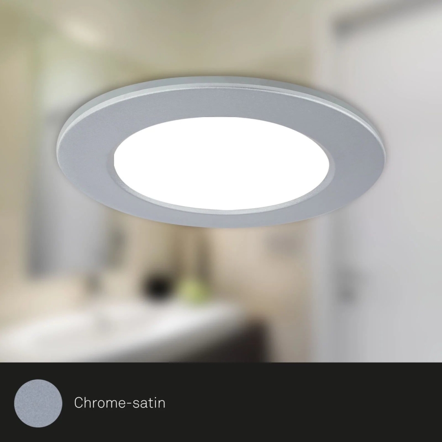 Briloner - CONJUNTO 3x LED RGBW Foco de encastrar de casa de banho com regulação LED/4,8W/230V 3000-6500K IP65 + controlo remoto