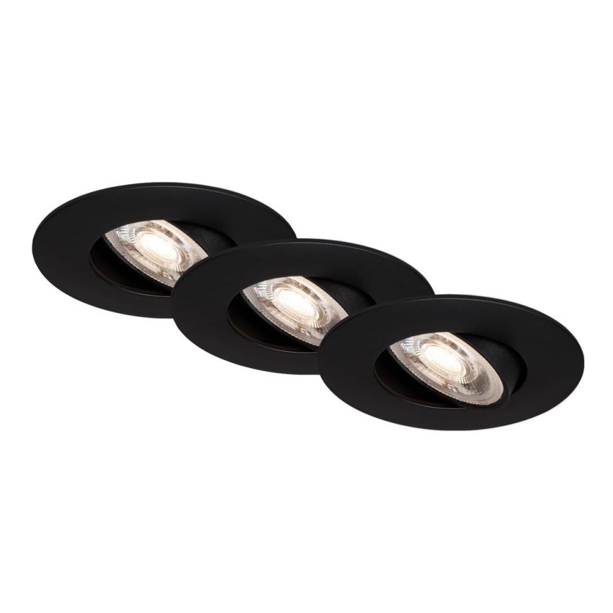 Briloner - CONJUNTO 3x Iluminação de casa de banho LED com regulação LED/4,9W/230V IP23