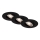 Briloner - CONJUNTO 3x Iluminação de casa de banho LED com regulação LED/4,9W/230V IP23