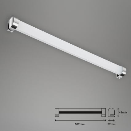 Briloner - Iluminação de espelho de casa de banho LED SPLASH LED/10W/230V IP44