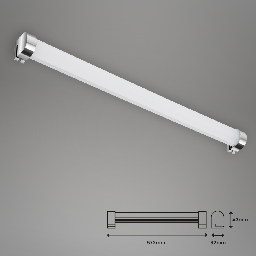 Briloner - Iluminação de espelho de casa de banho LED SPLASH LED/10W/230V IP44