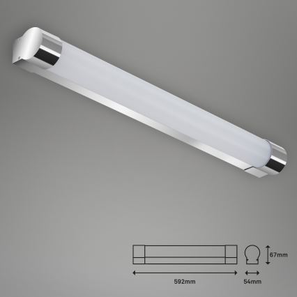 Briloner - Iluminação de espelho de casa de banho LED SPLASH LED/10W/230V IP44