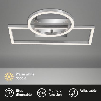 Briloner - Iluminação de teto LED com regulação FRAMES LED/19W/230V