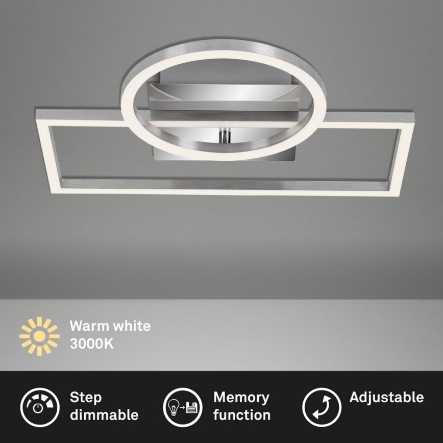 Briloner - Iluminação de teto LED com regulação FRAMES LED/19W/230V