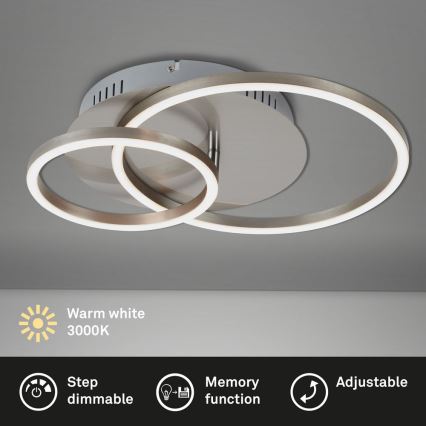 Briloner - Iluminação de teto LED com regulação FRAMES LED/24,5W/230V