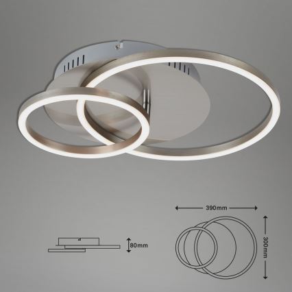Briloner - Iluminação de teto LED com regulação FRAMES LED/24,5W/230V