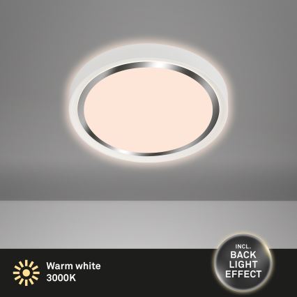 Briloner - Iluminação de teto LED KAHIKO LED/15W/230V branco