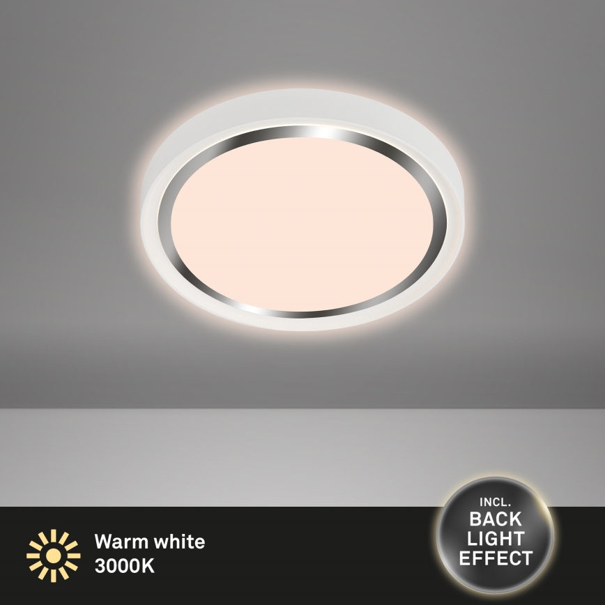 Briloner - Iluminação de teto LED KAHIKO LED/15W/230V branco