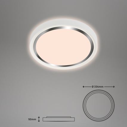 Briloner - Iluminação de teto LED KAHIKO LED/15W/230V branco