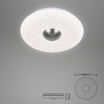 Briloner - Iluminação de teto LED NALU LED/12W/230V