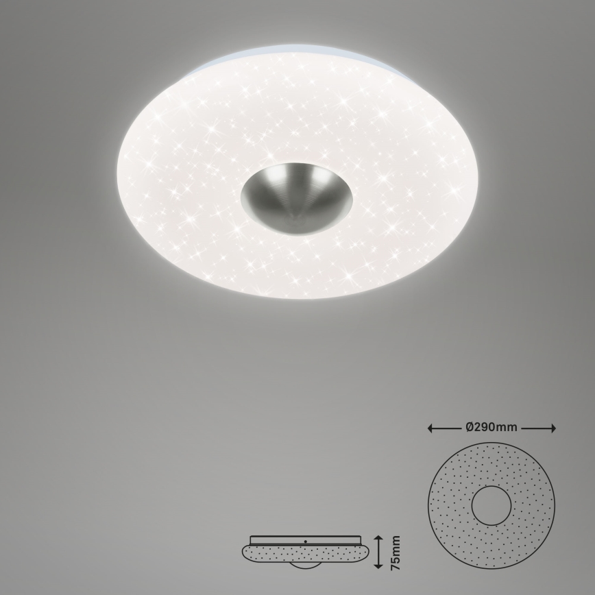 Briloner - Iluminação de teto LED NALU LED/12W/230V