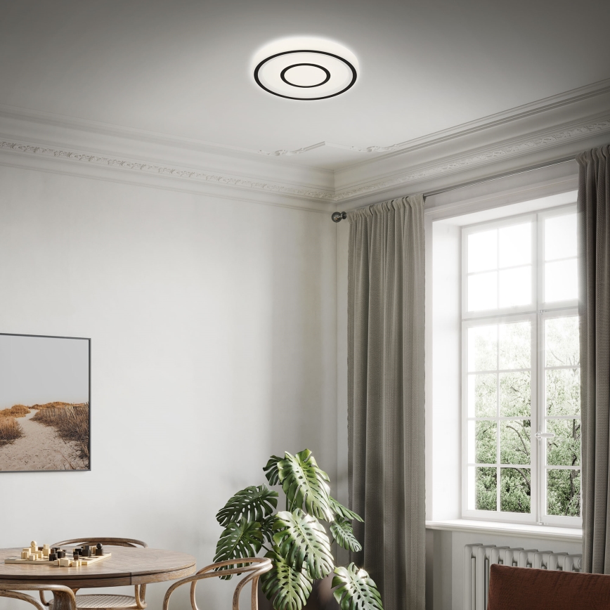 Briloner - Iluminação de teto LED SIRKEL LED/12W/230V preto