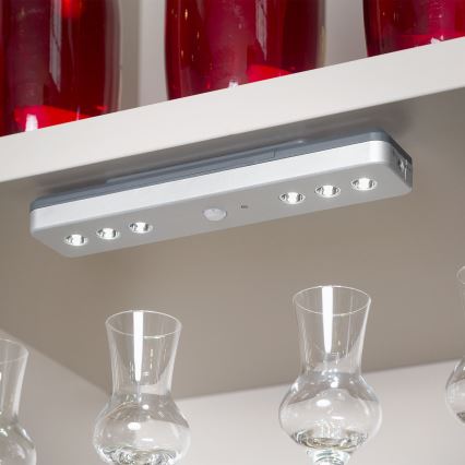 Briloner - Iluminação noturna LED com uma sensor LERO LED/0,48W/6xAAA