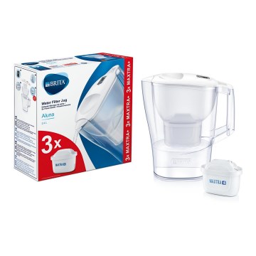 Brita - Chaleira com filtro Aluna 2,4 l + 3 filtros