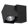 Brosline - Aplique de parede 1xGU10/10W/230V preto